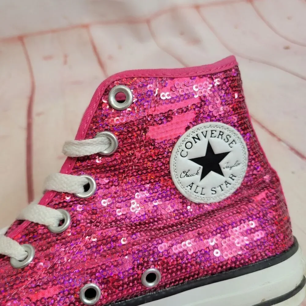 Converse sequin sneakers 4